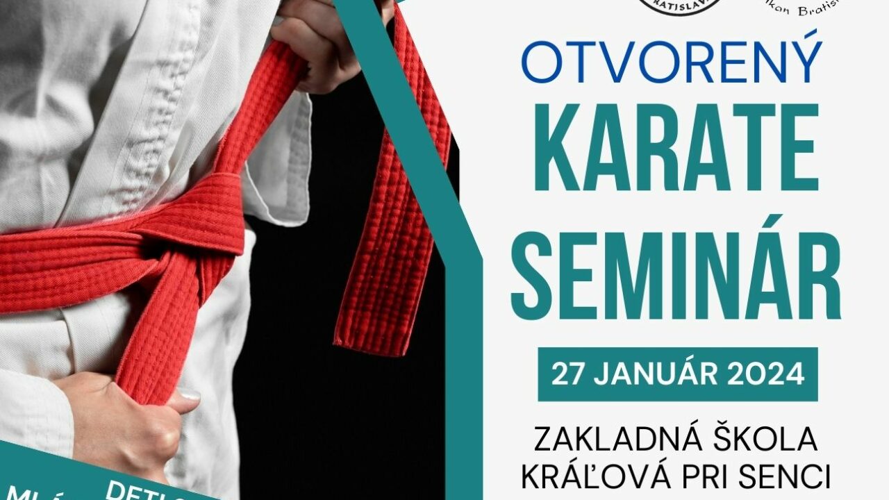 Otvorený seminár karate